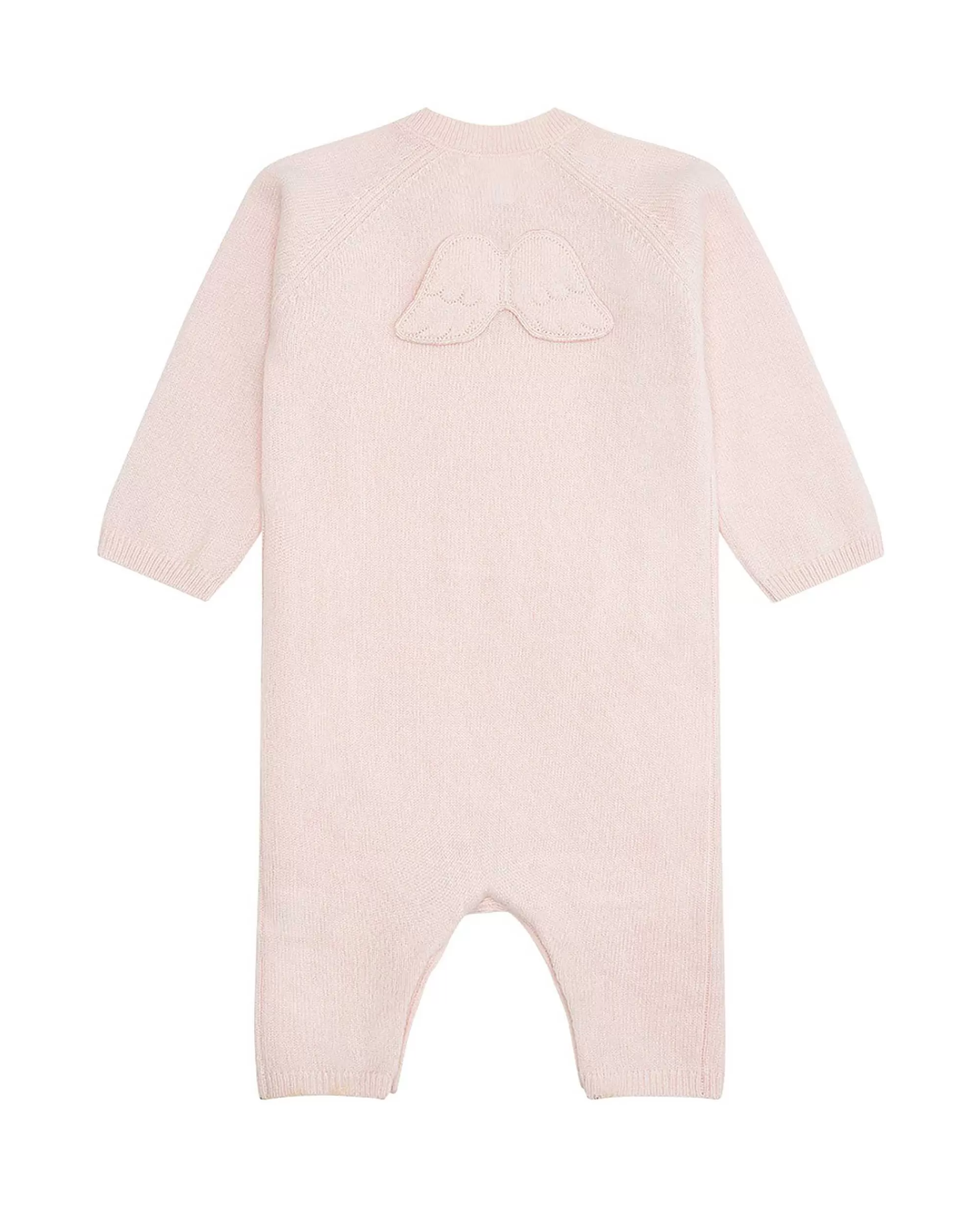 Bébé Marie Chantal Petite Fille*Barboteuse En Cachemire Ariel Angel Wing - Rose