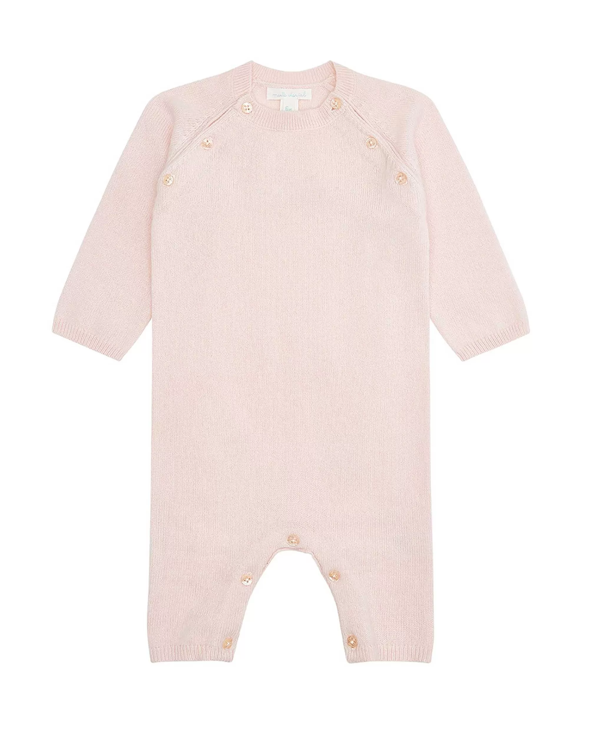 Bébé Marie Chantal Petite Fille*Barboteuse En Cachemire Ariel Angel Wing - Rose