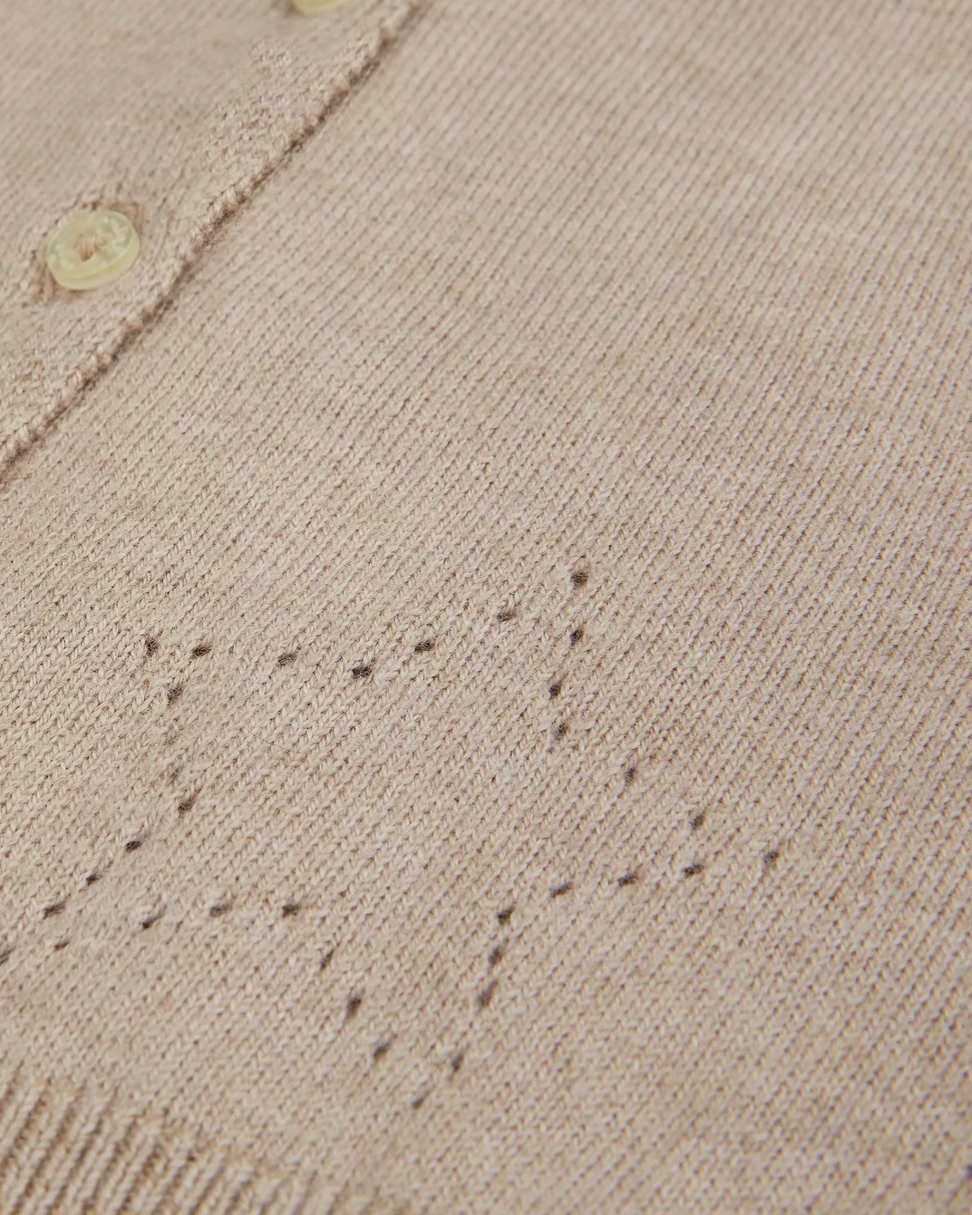 Bébé Marie Chantal Bébé Garçon*Cardigan En Pointelle Star & Crown - Biscuit