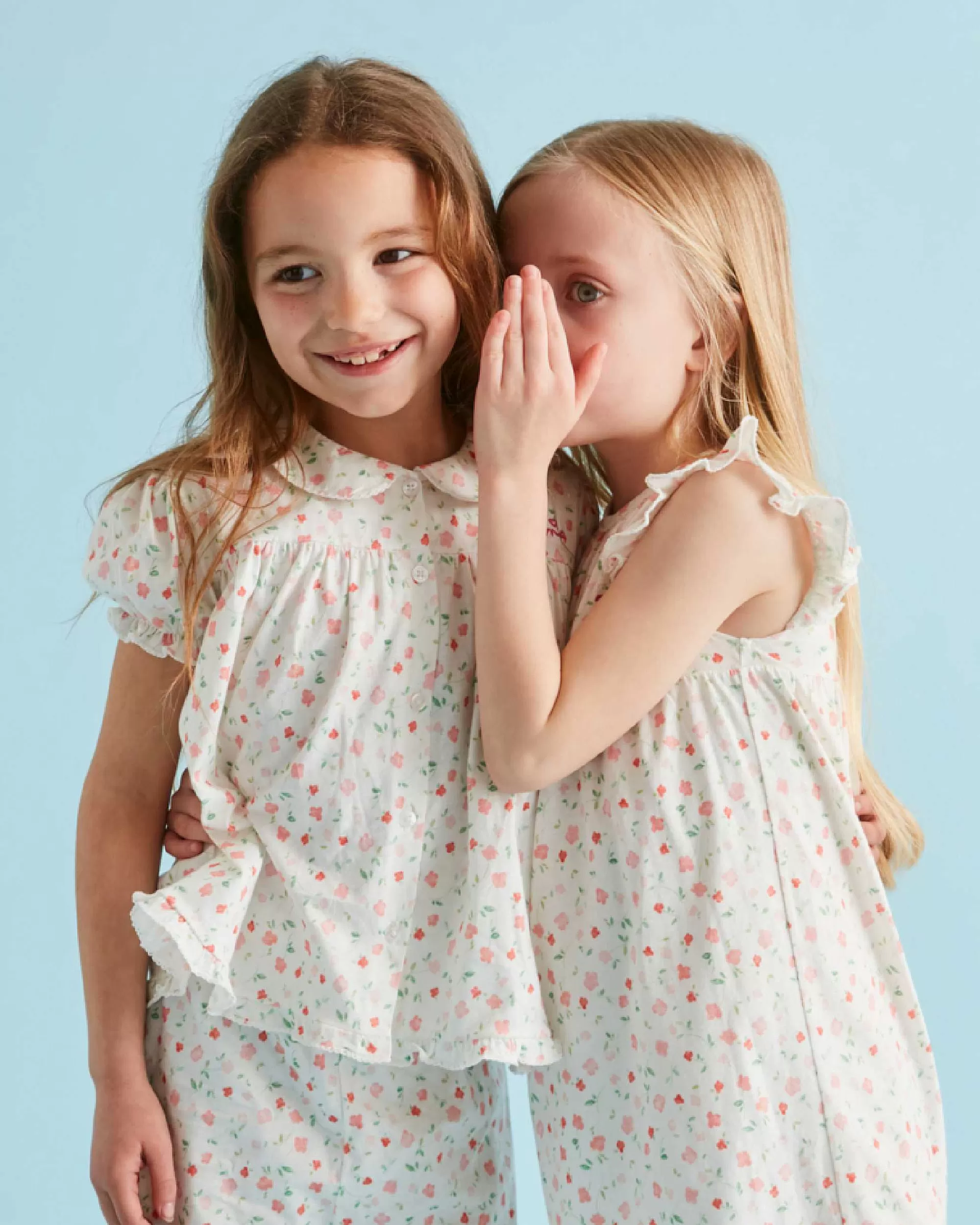 Enfant Marie Chantal Vêtements De Nuit*Chemise De Nuit A Petites Fleurs Bloom Wind - Rose Enfant