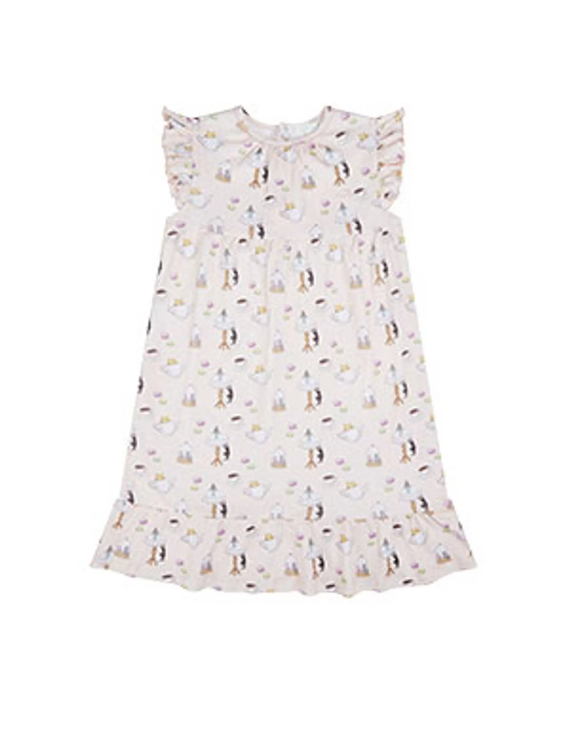 Enfant Marie Chantal Vêtements De Nuit*Chemise De Nuit Kitten's Tea Party - Enfant Rose