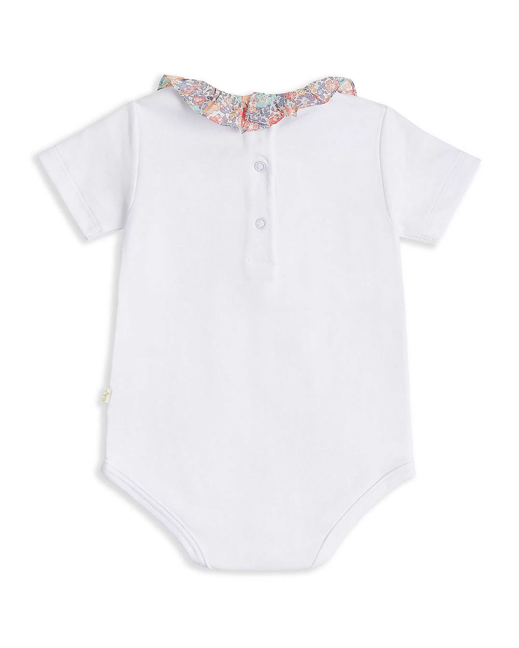 Bébé Marie Chantal Petite Fille*Combinaison Fleurie A Col A Volants