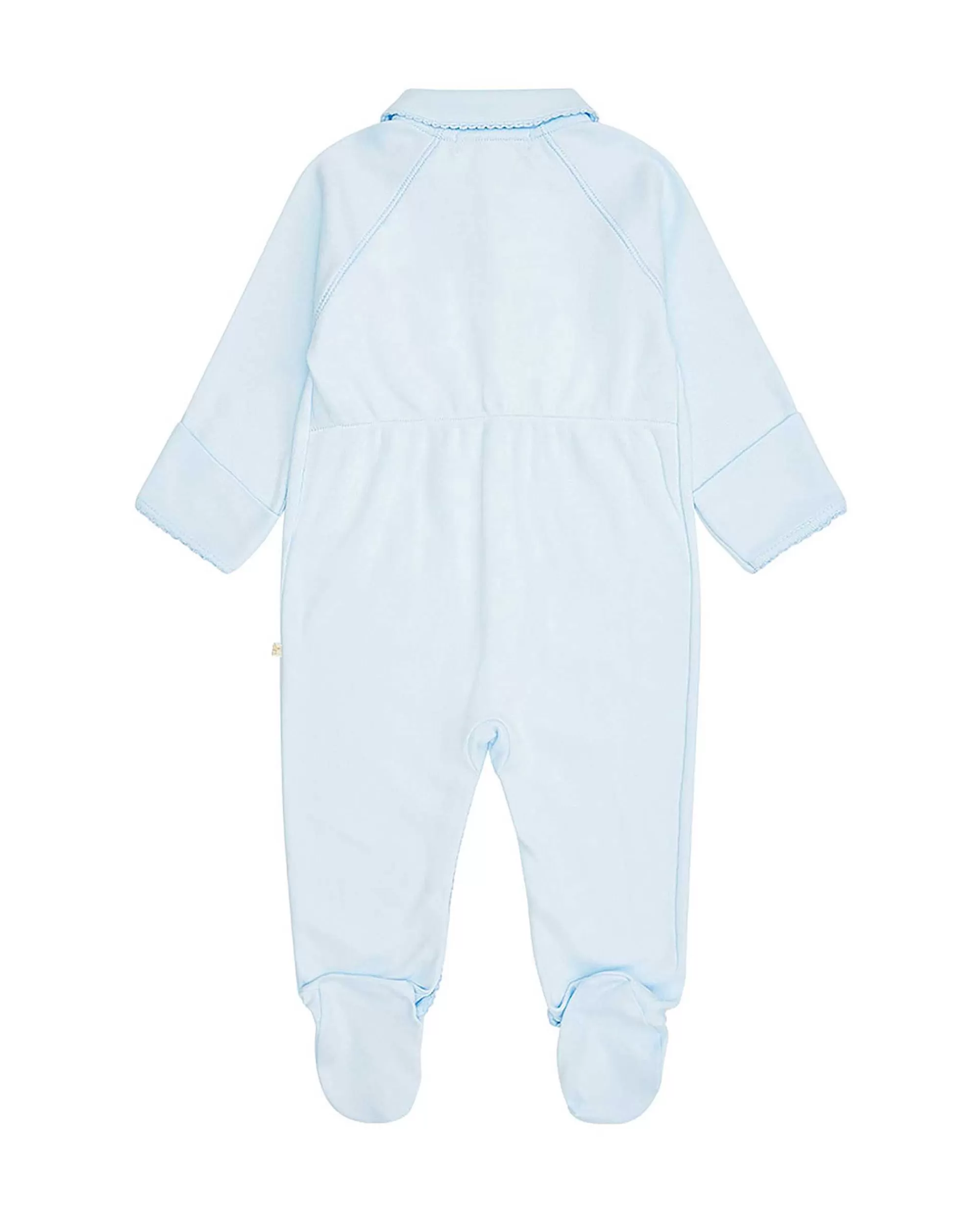 Bébé Marie Chantal L'Aile D'Ange Emblématique*Dors-Bien Angel Wing Avec Mitaines - Bleu