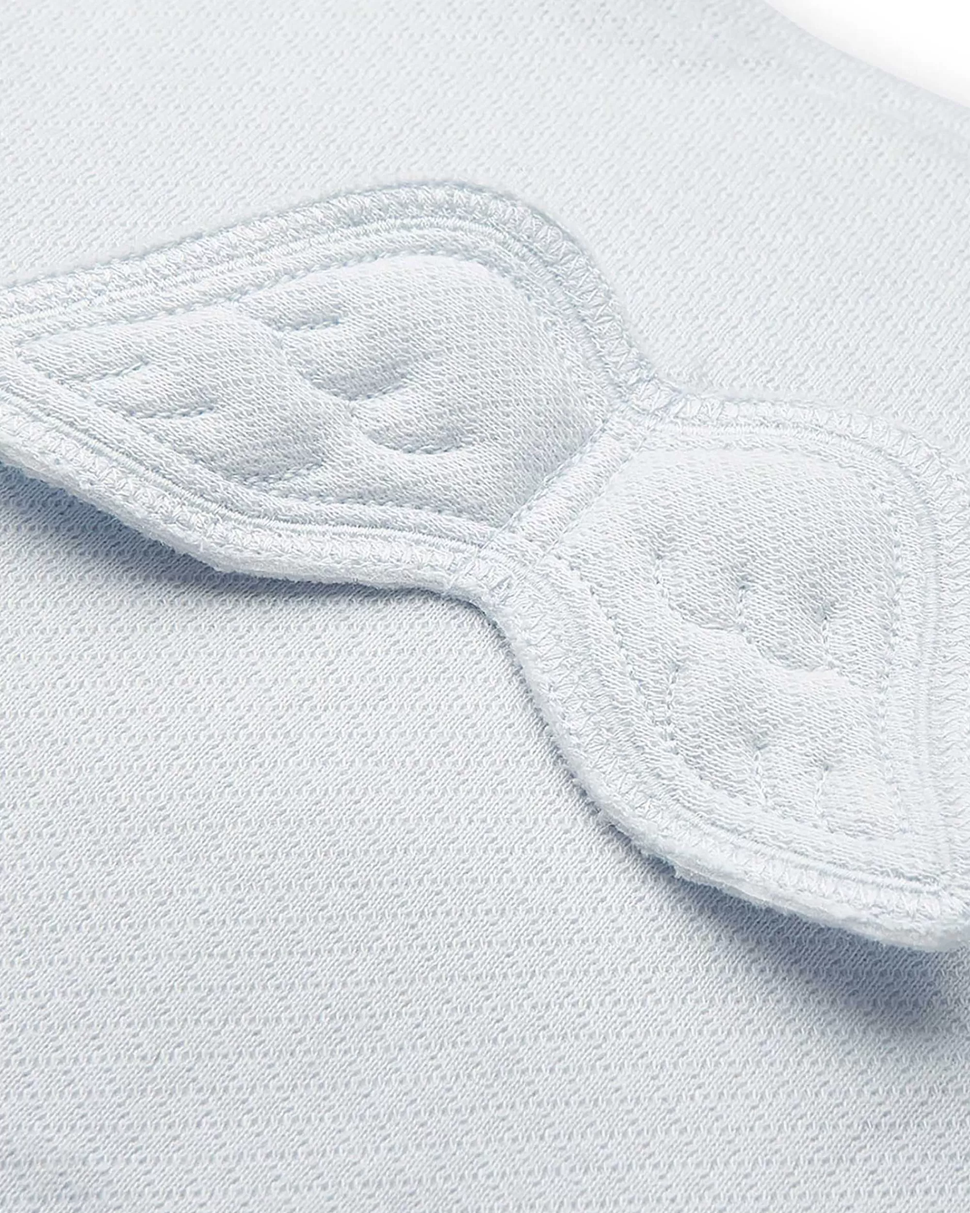 Bébé Marie Chantal L'Aile D'Ange Emblématique*Dors-Bien En Pointelle Angel Wing - Bleu