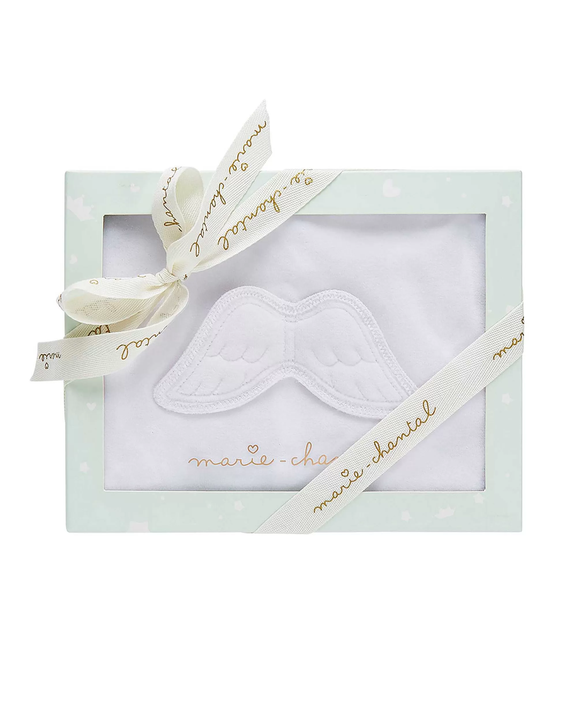 Bébé Marie Chantal L'Aile D'Ange Emblématique*Dors-Bien En Velours Angel Wing - Blanc