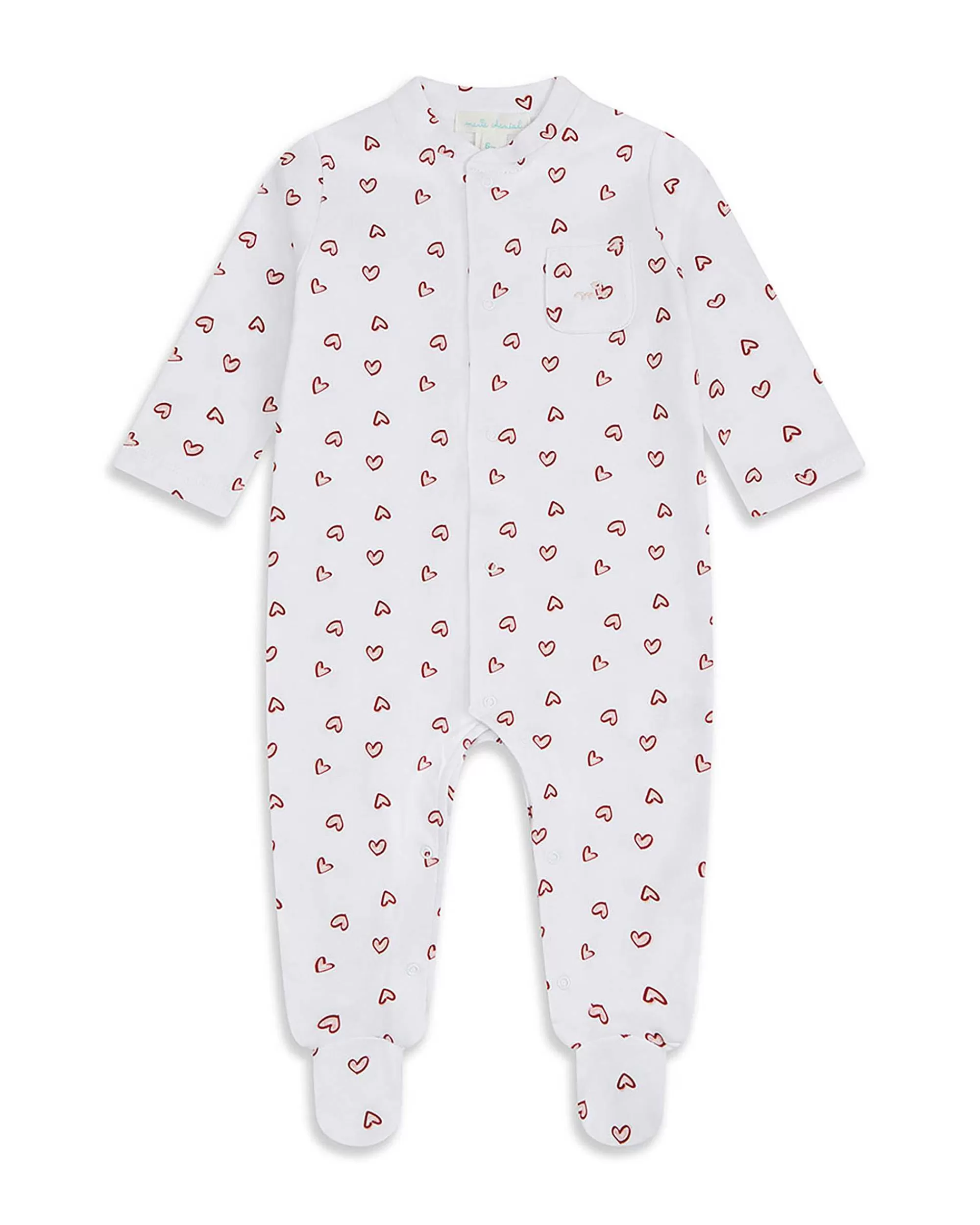 Bébé Marie Chantal Petite Fille*Dors-Bien Love Heart - Blanc