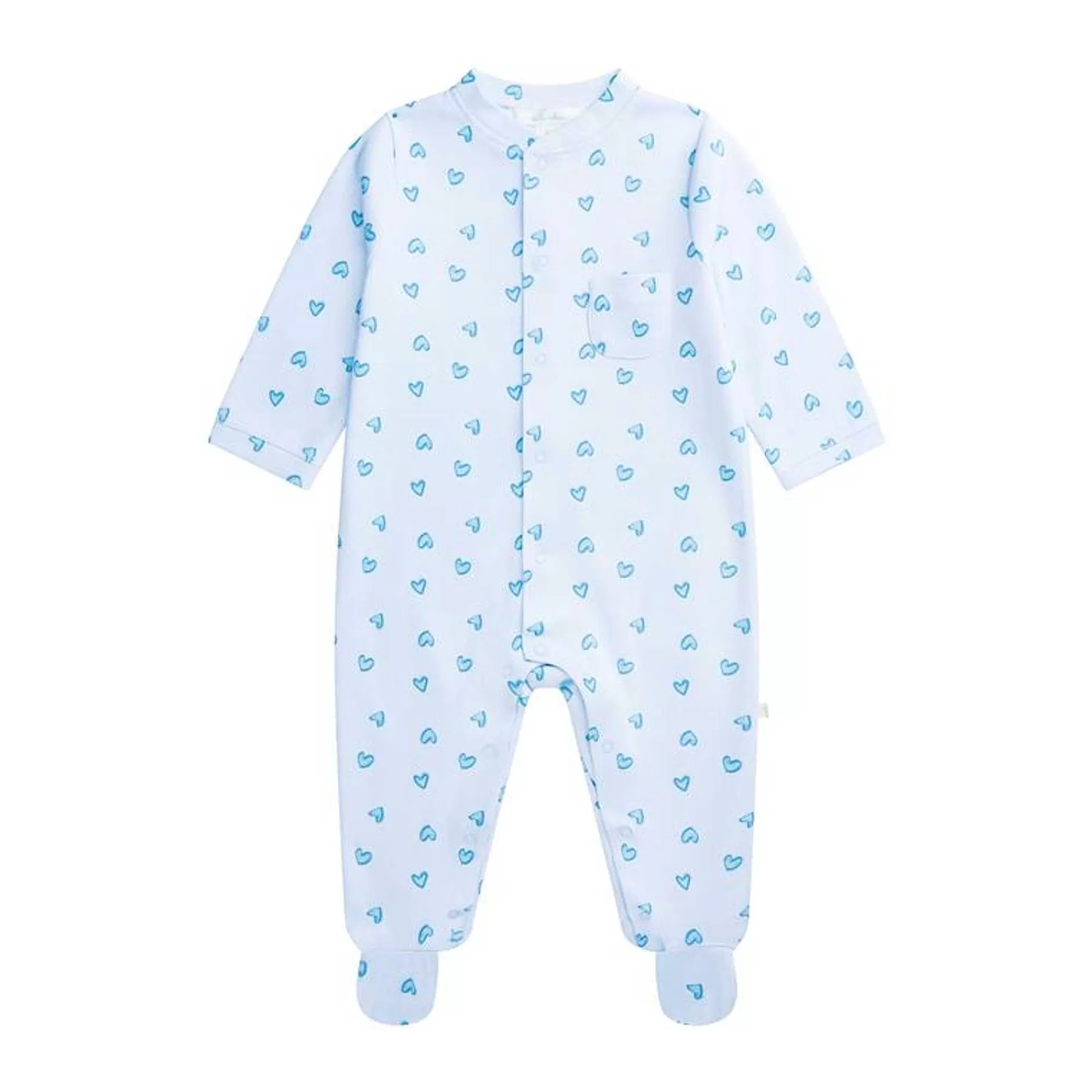 Bébé Marie Chantal Petite Fille*Dors-Bien Love Heart - Bleu