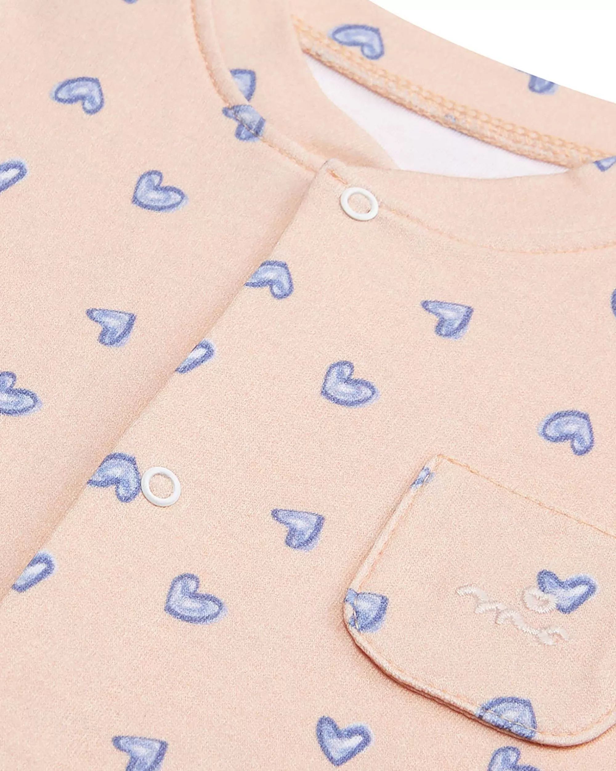 Bébé Marie Chantal Petite Fille*Dors-Bien Love Heart - Rose