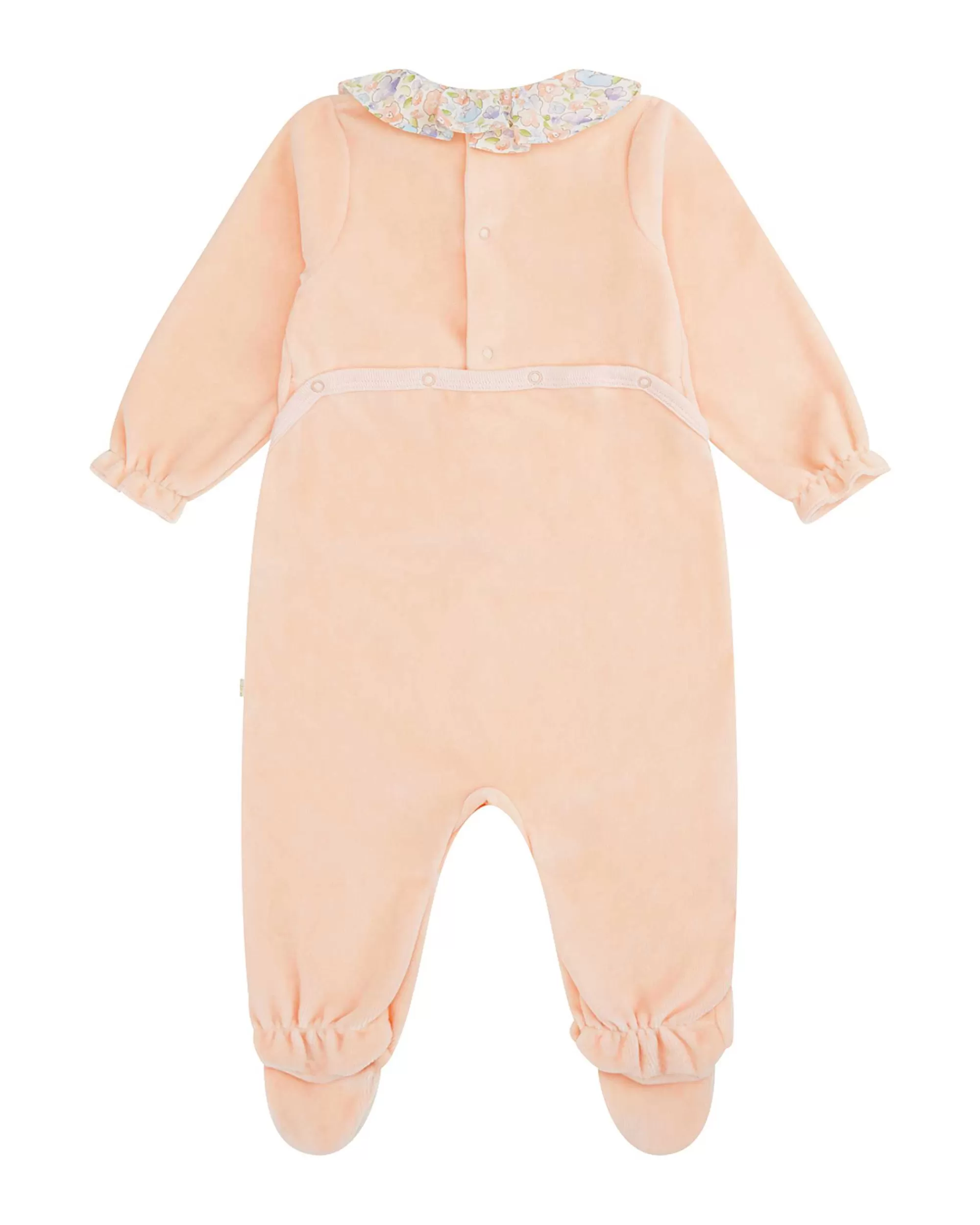 Bébé Marie Chantal Petite Fille*Dors-Bien Olympia En Velours A Col Volante