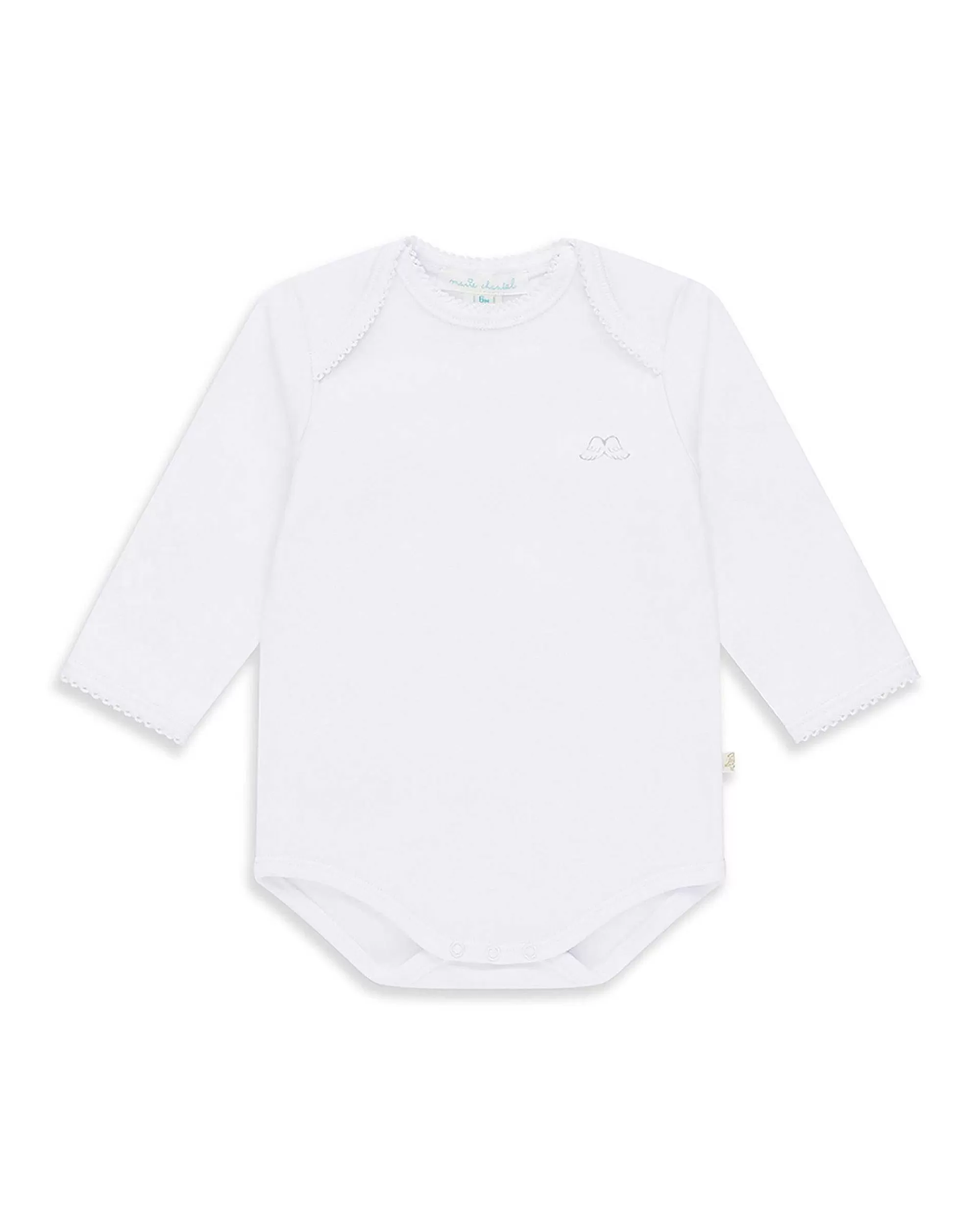 Marie Chantal Coffrets Cadeaux*Ensemble 2 Pieces En Coton Biologique Aile D'Ange - Blanc