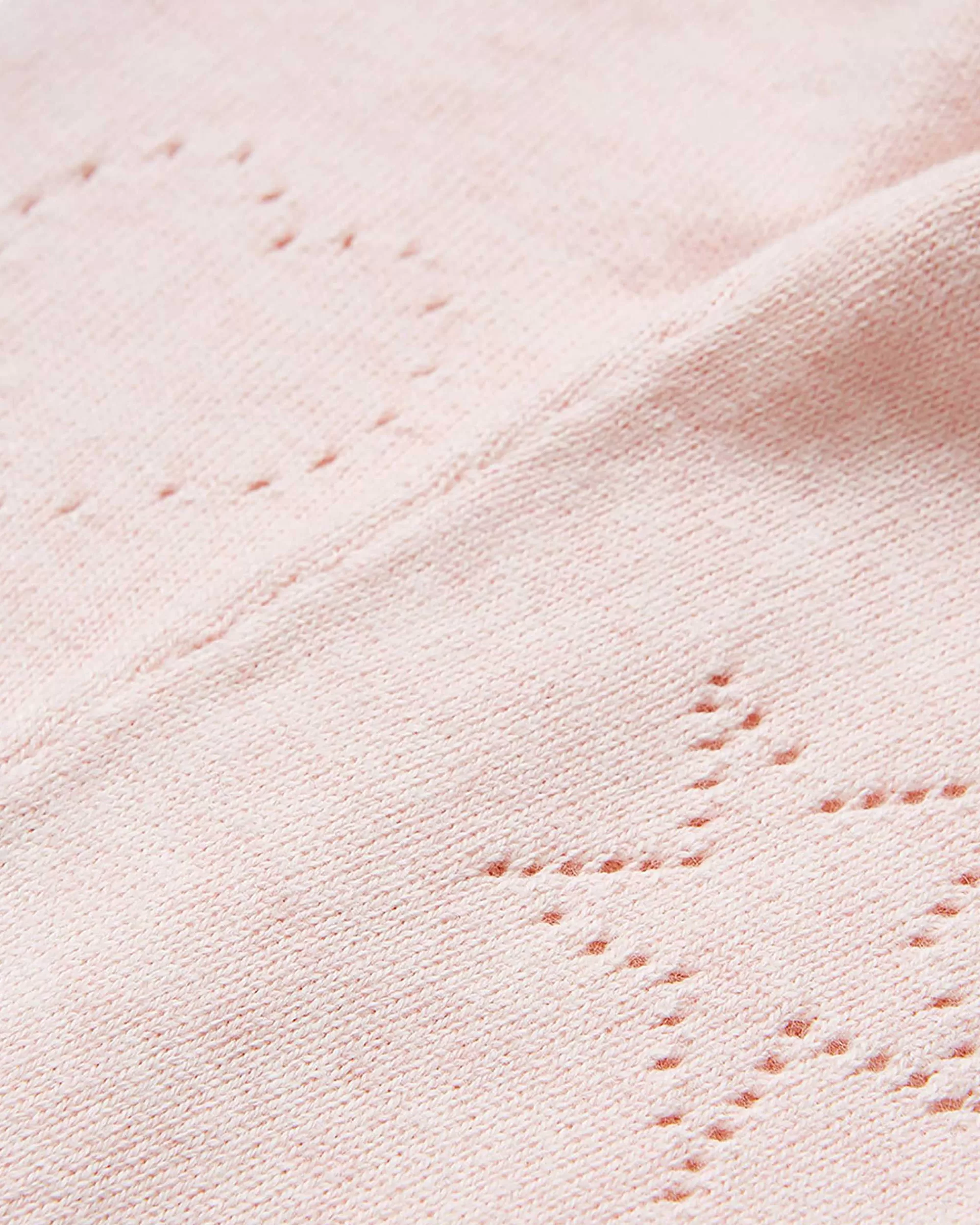 Bébé Marie Chantal Petite Fille*Ensemble Rampe Pointelle - Coeur Rose