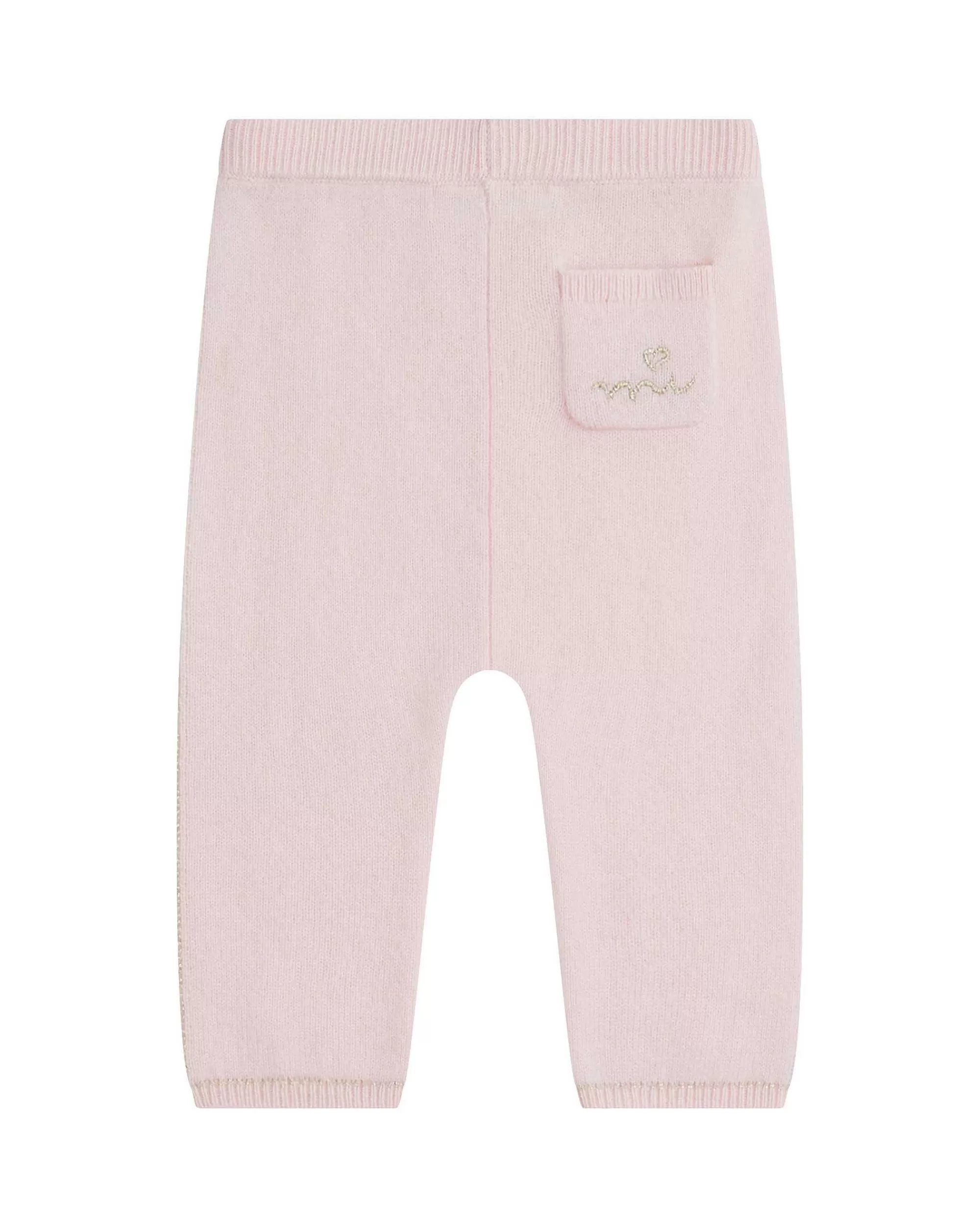 Bébé Marie Chantal Petite Fille*Legging En Cachemire Cassiel - Rose Bébé