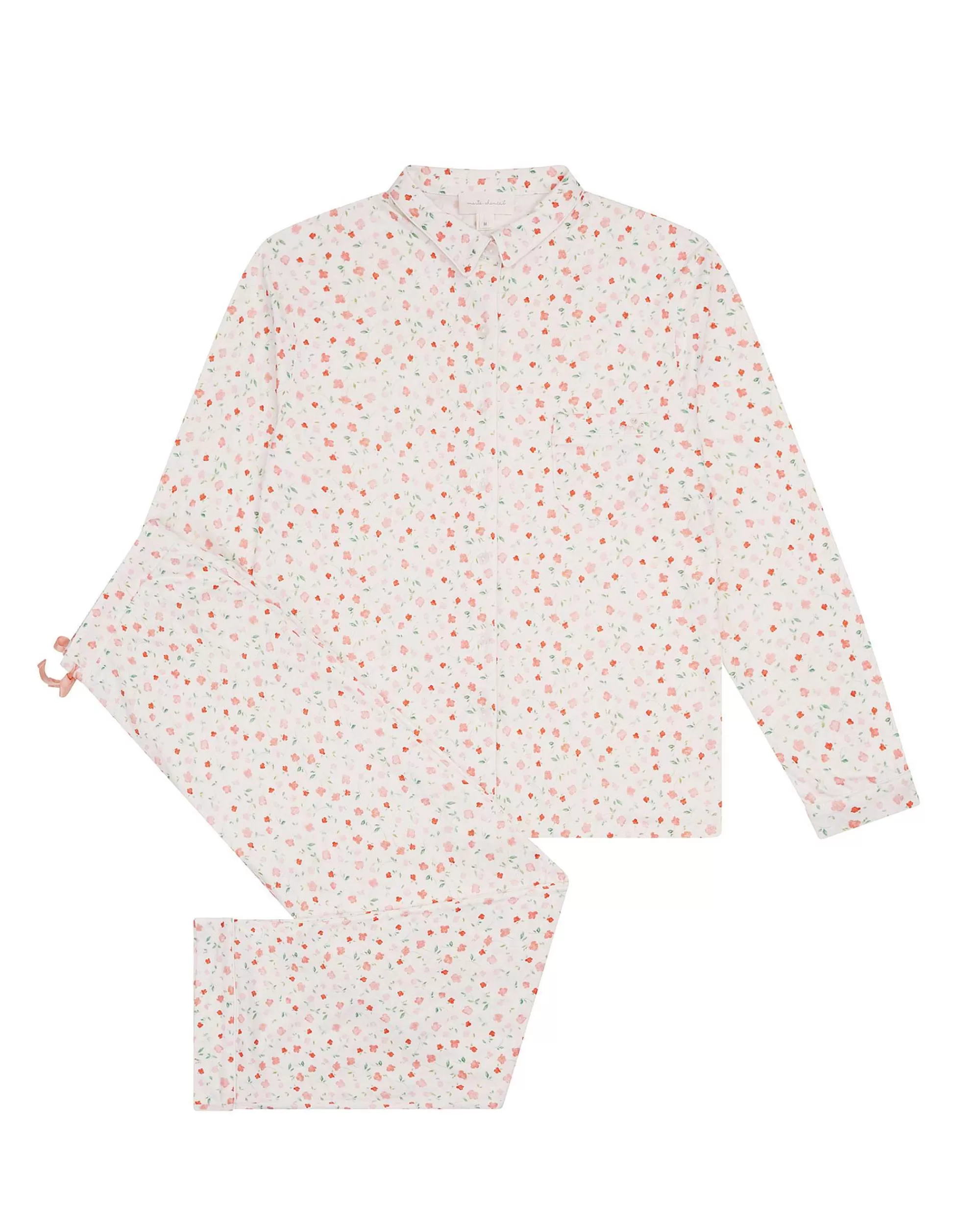 Adulte Marie Chantal Vêtements De Nuit*Pyjama A Petites Fleurs Bloom Wind - Adulte