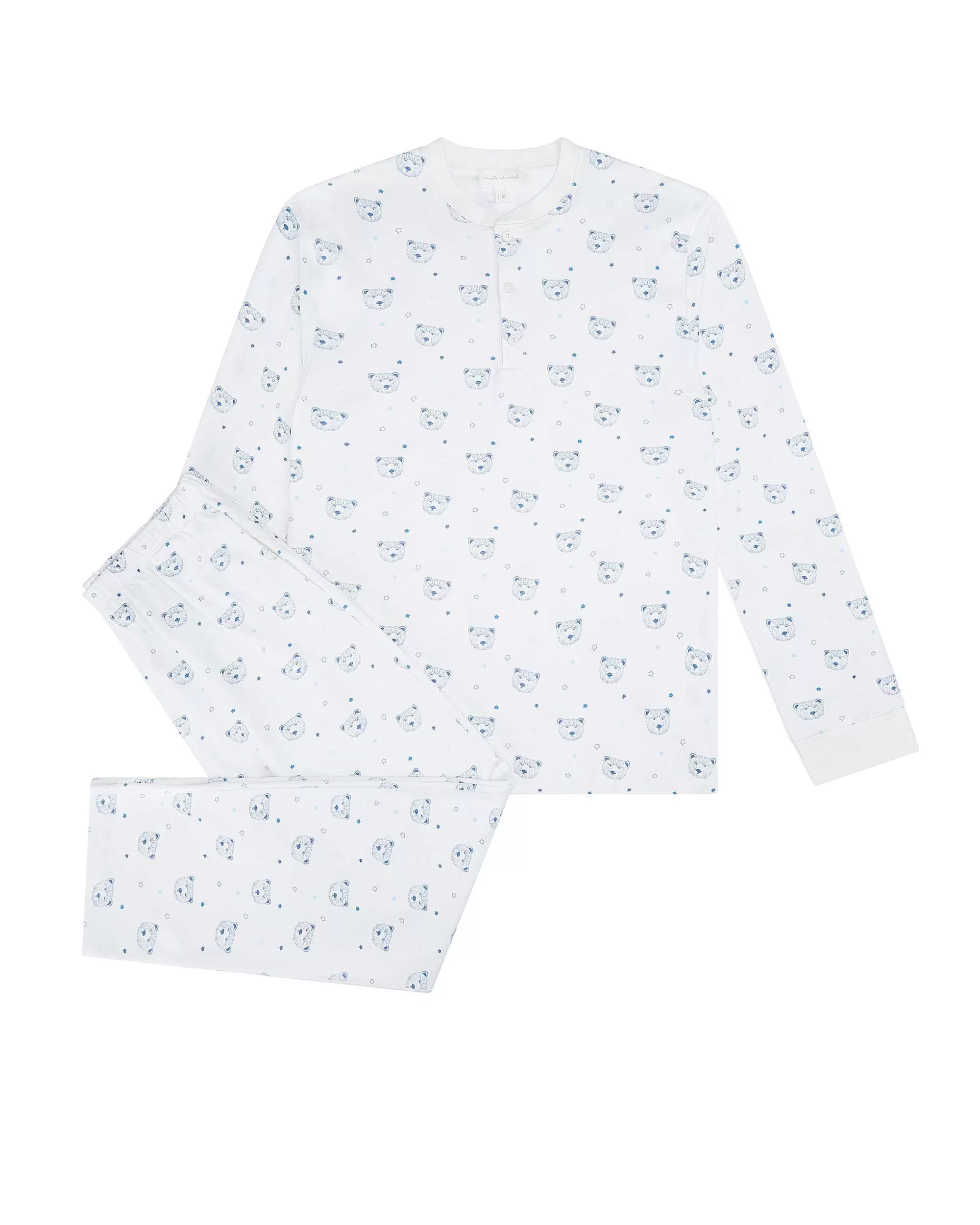 Adulte Marie Chantal Vêtements De Nuit*Pyjama Ajuste A Imprime Ours - Adulte