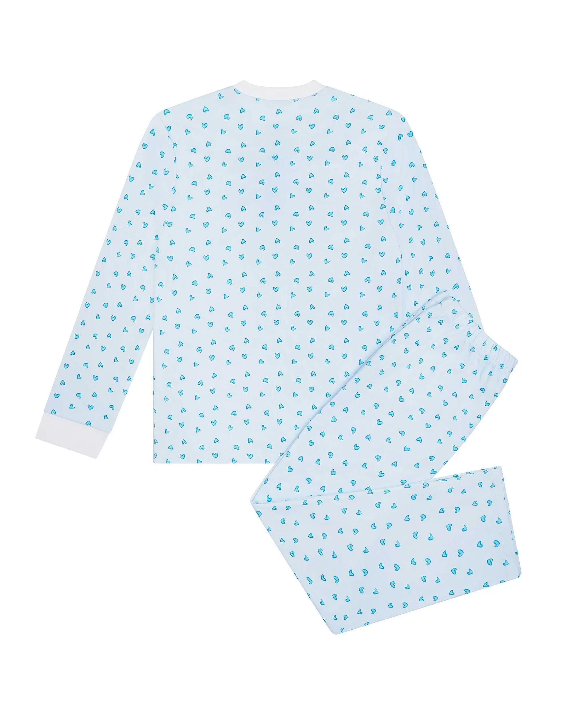 Adulte Marie Chantal Vêtements De Nuit*Pyjama Coeur D'Amour - Adulte Bleu