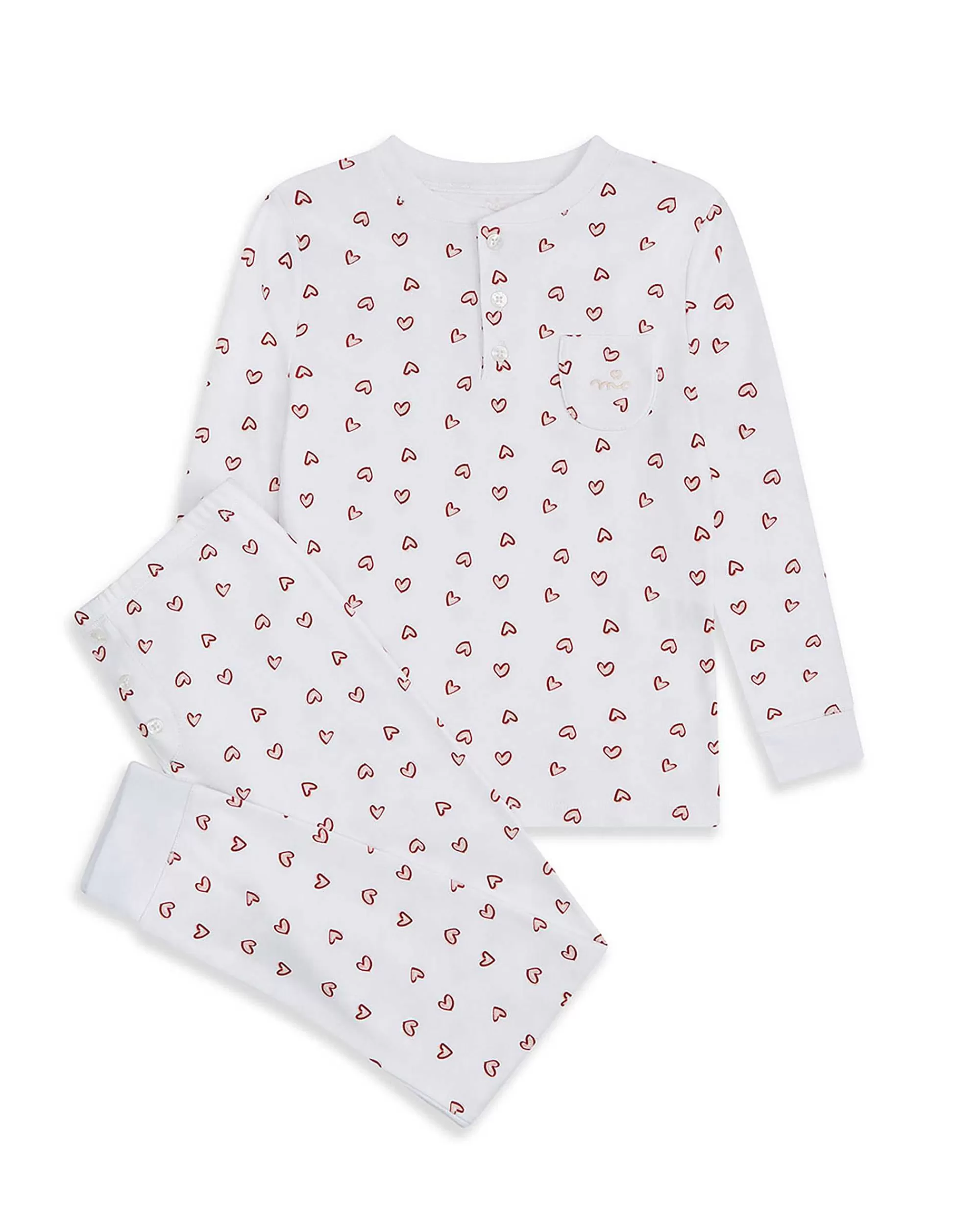 Enfant Marie Chantal Vêtements De Nuit*Pyjama Coeur D'Amour - Enfant Blanc
