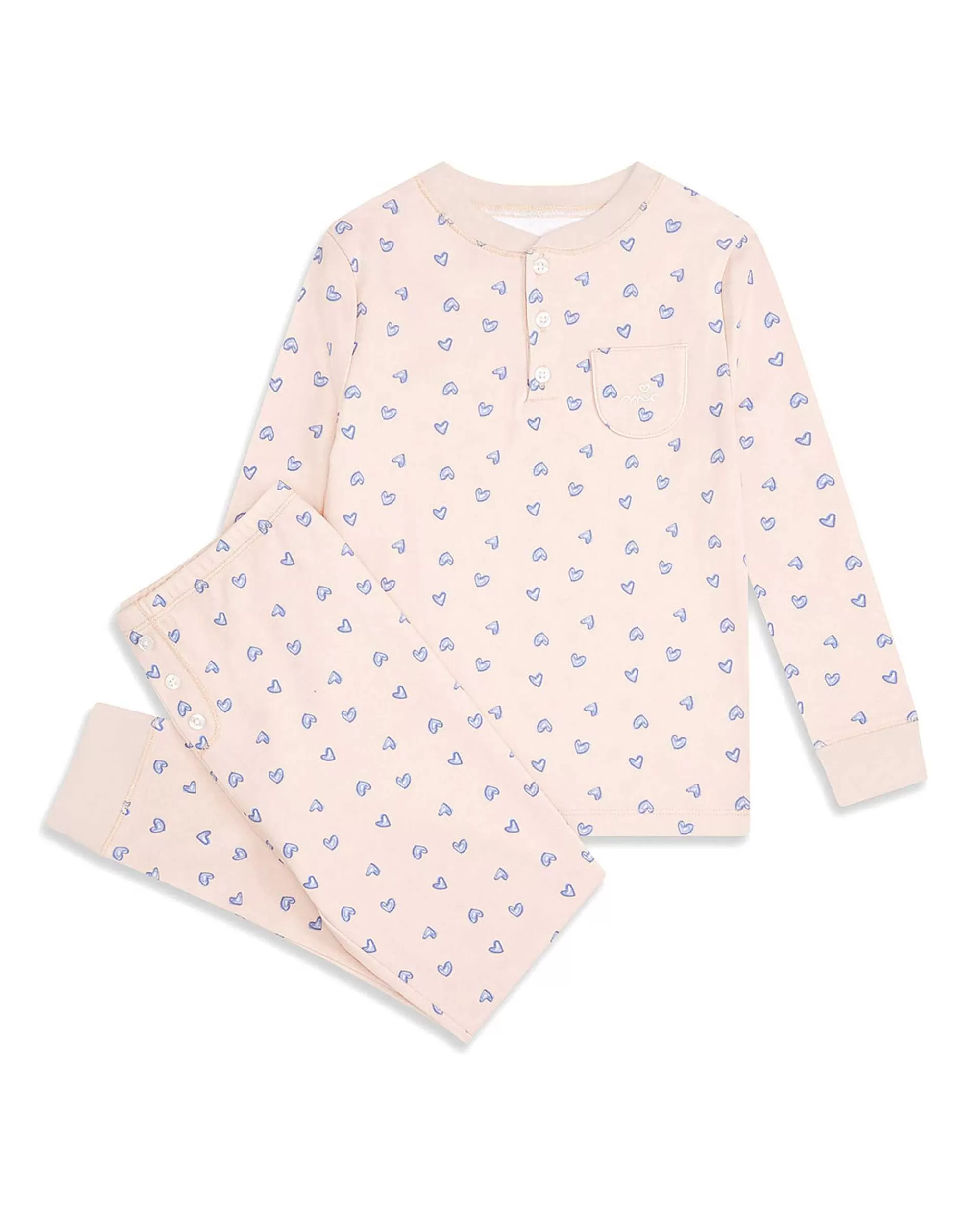 Enfant Marie Chantal Vêtements De Nuit*Pyjama Coeur D'Amour - Enfant Rose