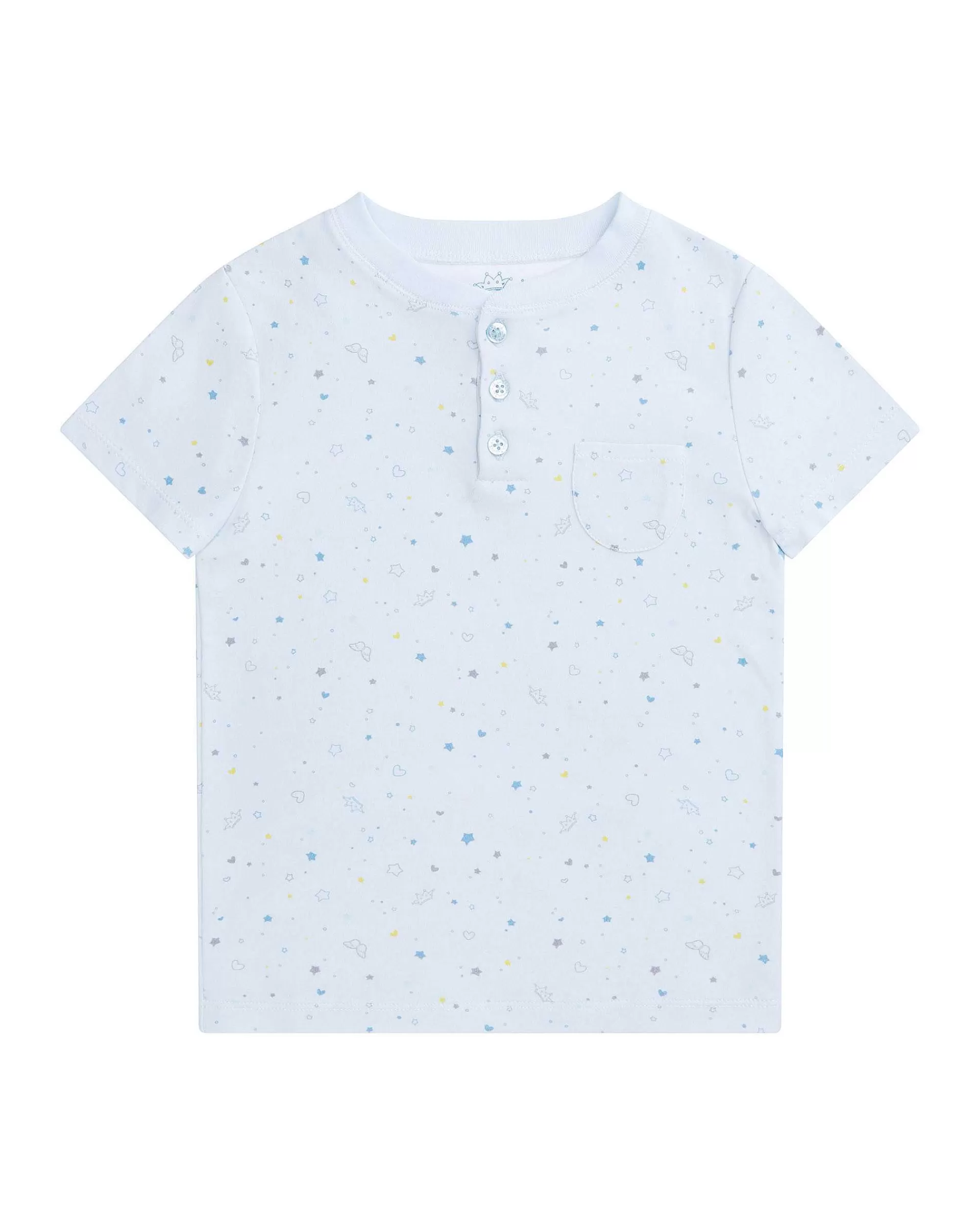 Enfant Marie Chantal Vêtements De Nuit*Pyjama Court Star & Crown - Enfant Bleu