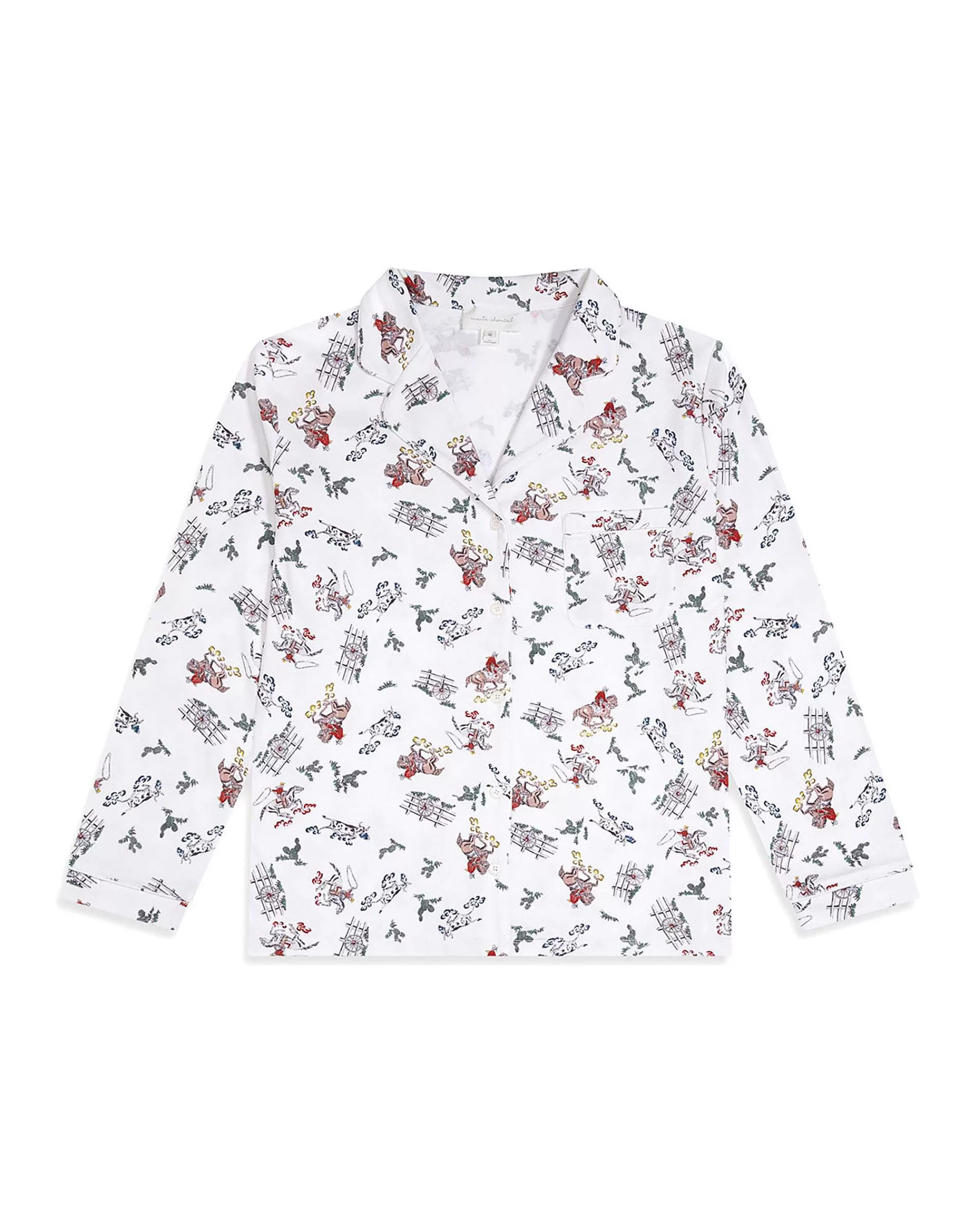 Adulte Marie Chantal Vêtements De Nuit*Pyjama Cowboy - Adulte Creme
