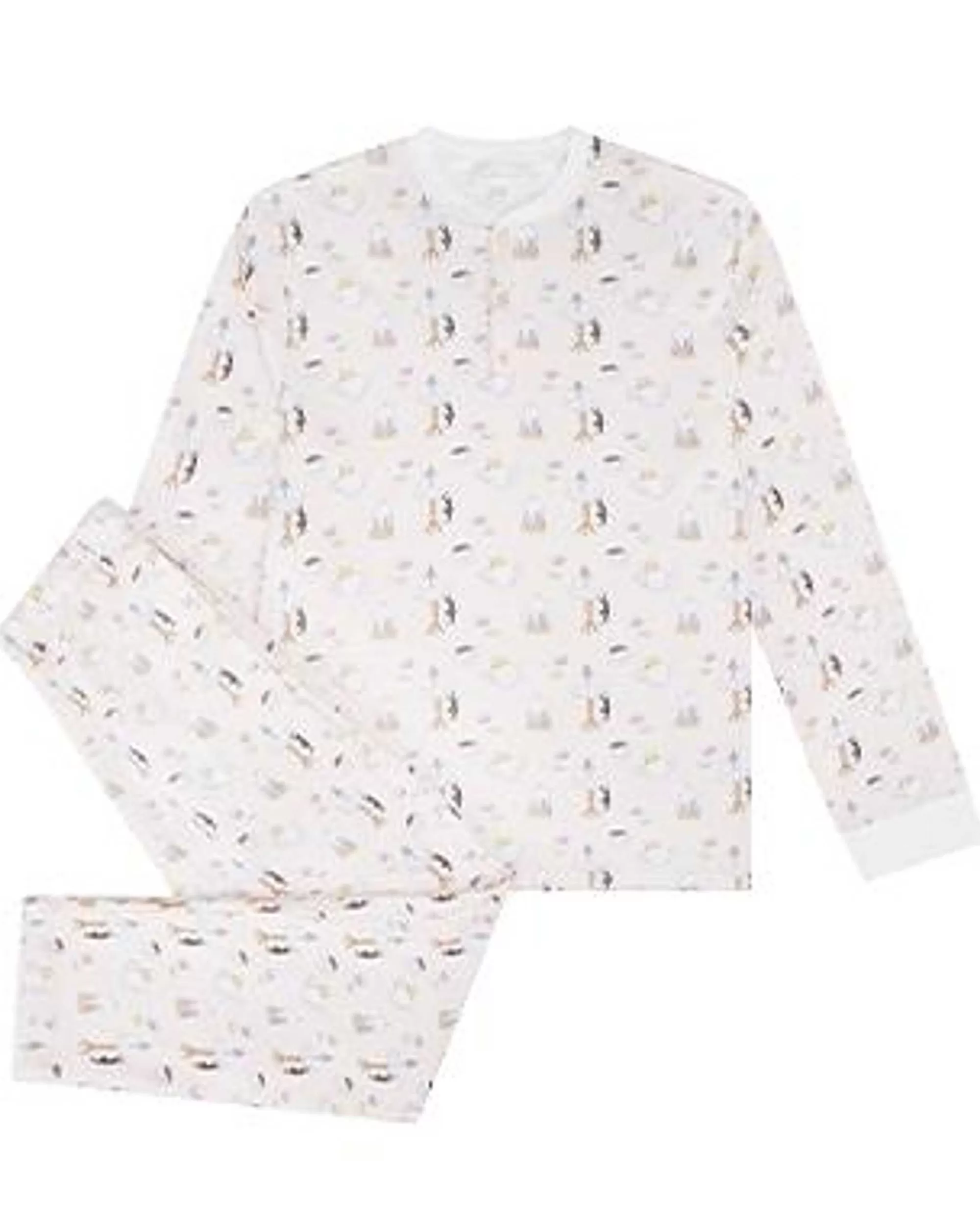 Adulte Marie Chantal Vêtements De Nuit*Pyjama Kitten's Tea Party - Adulte Rose
