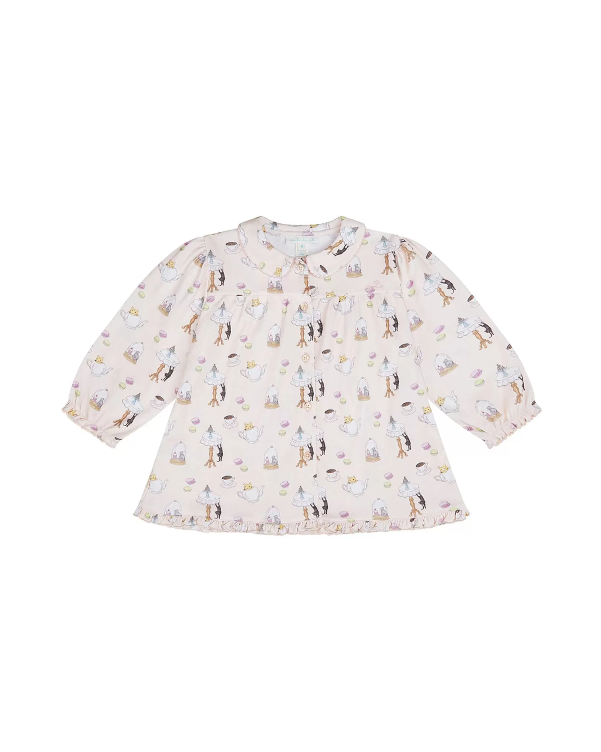 Enfant Marie Chantal Vêtements De Nuit*Pyjama Kitten's Tea Party - Enfant Rose
