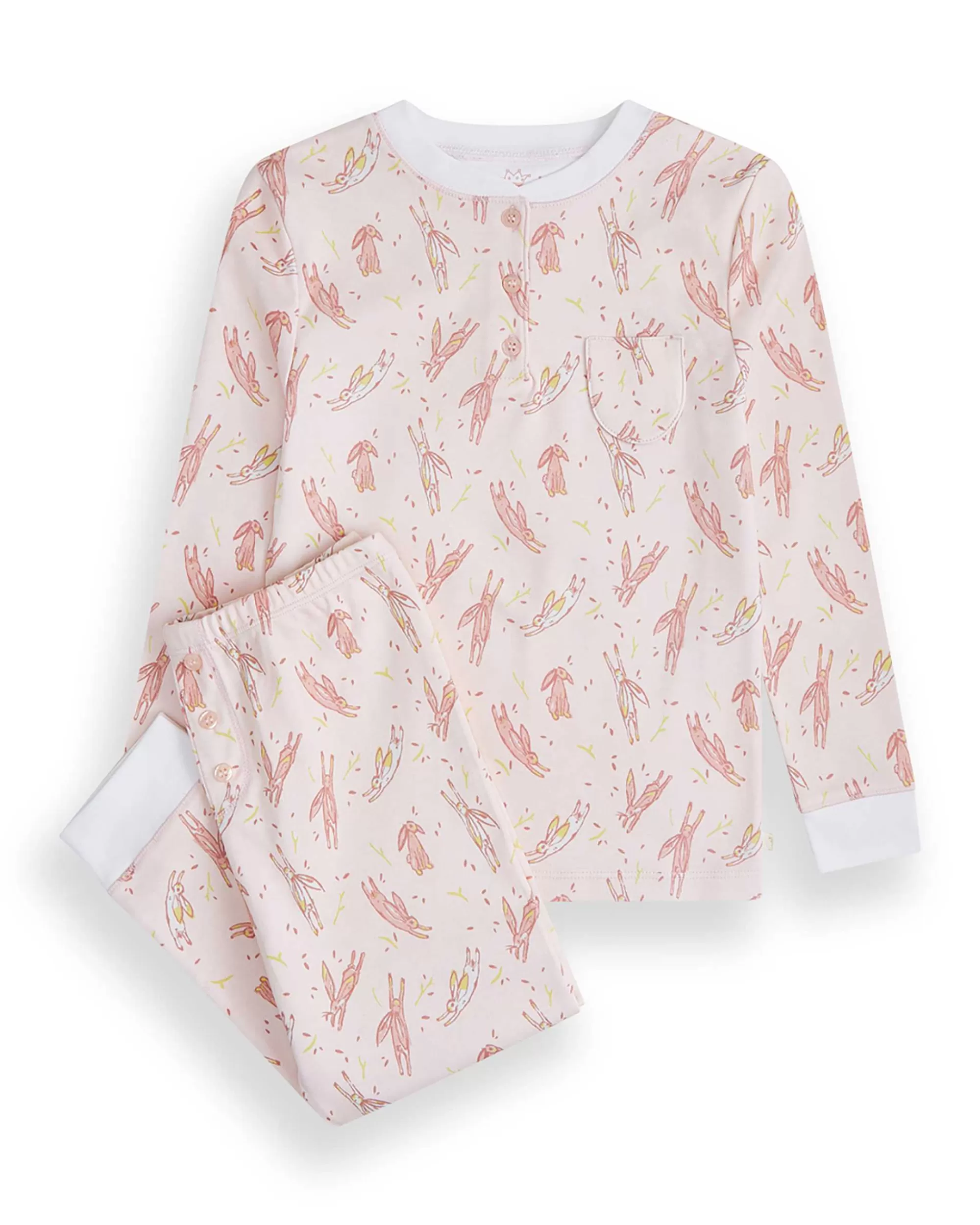 Enfant Marie Chantal Vêtements De Nuit*Pyjama Petit Lapin - Rose
