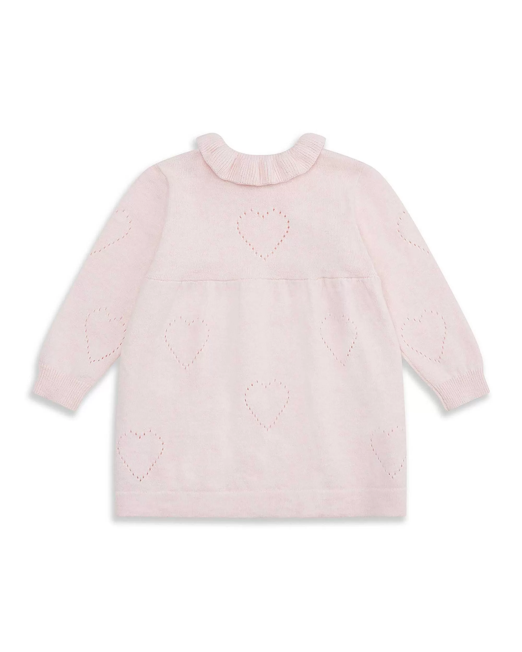 Bébé Marie Chantal Petite Fille*Robe Coeur Tricotee - Rose