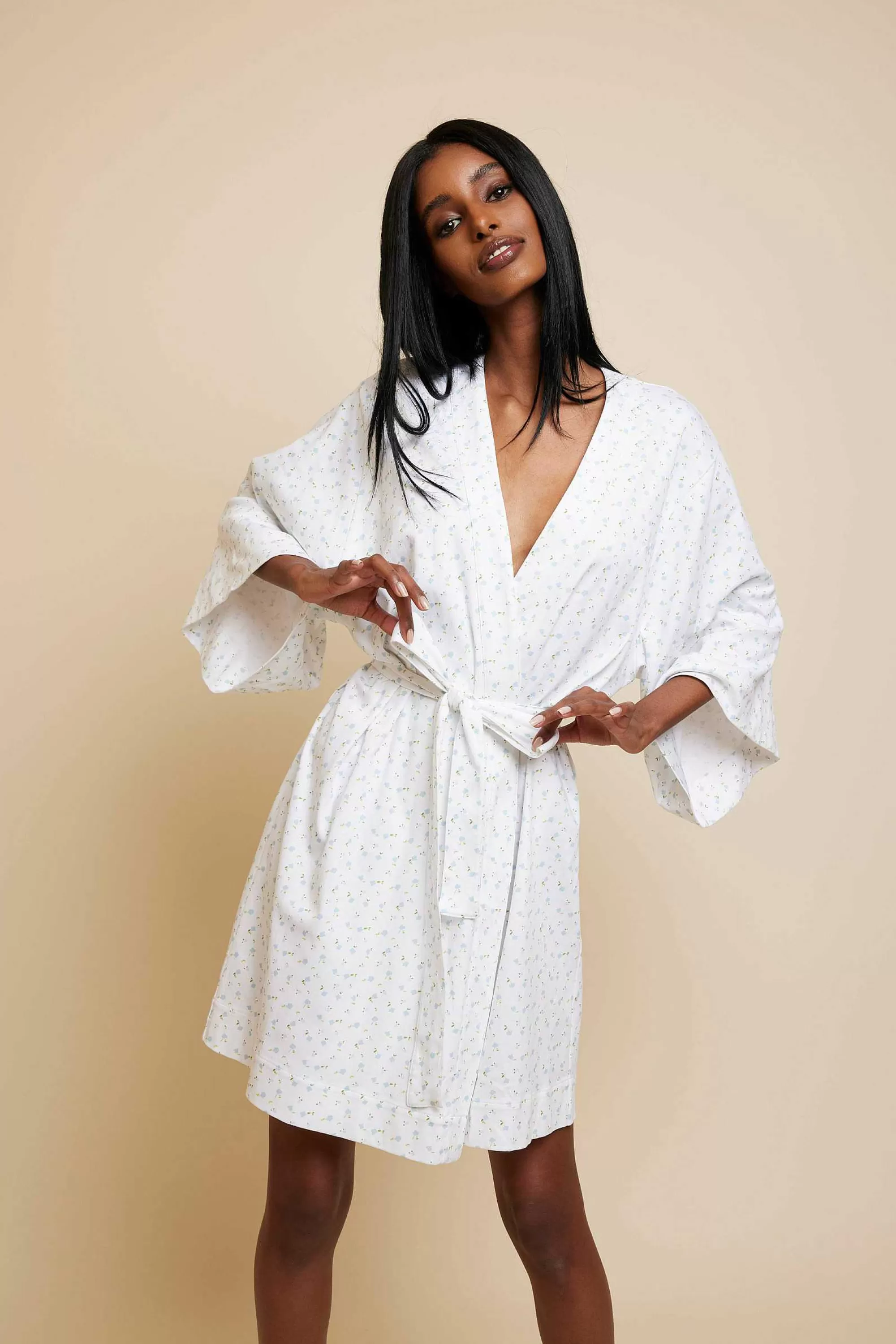 Adulte Marie Chantal Vêtements De Nuit*Robe Kimono Bloom Wind - Adulte Rose