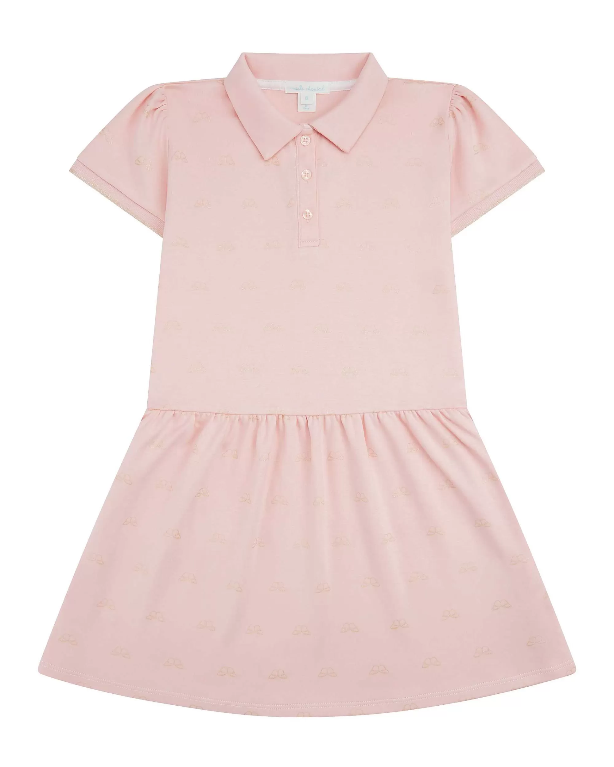Enfant Marie Chantal L'Aile D'Ange Emblématique*Robe Polo Imprime Aile D'Ange - Enfant Rose & Or
